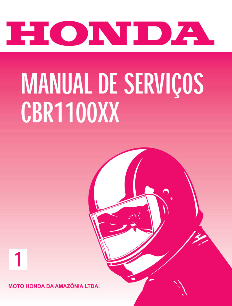 Manual De Serviços - Honda - CBR 1100 XX - 1998