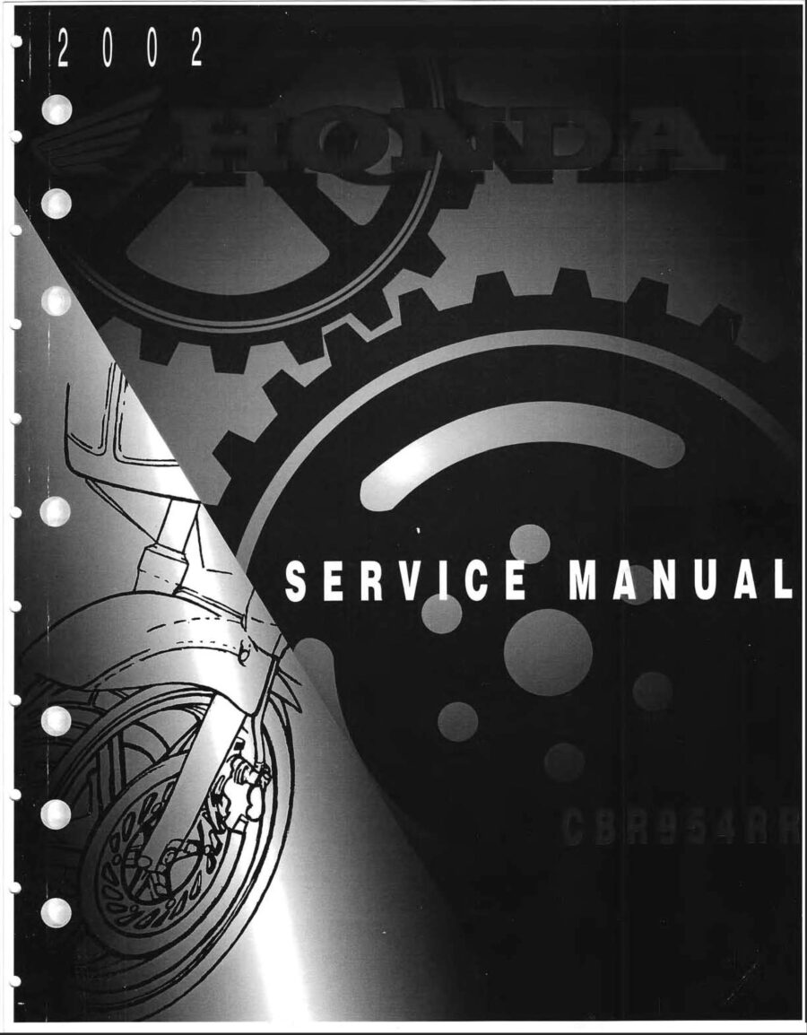 Manual De Serviços - Honda - CBR 954 RR - 2002