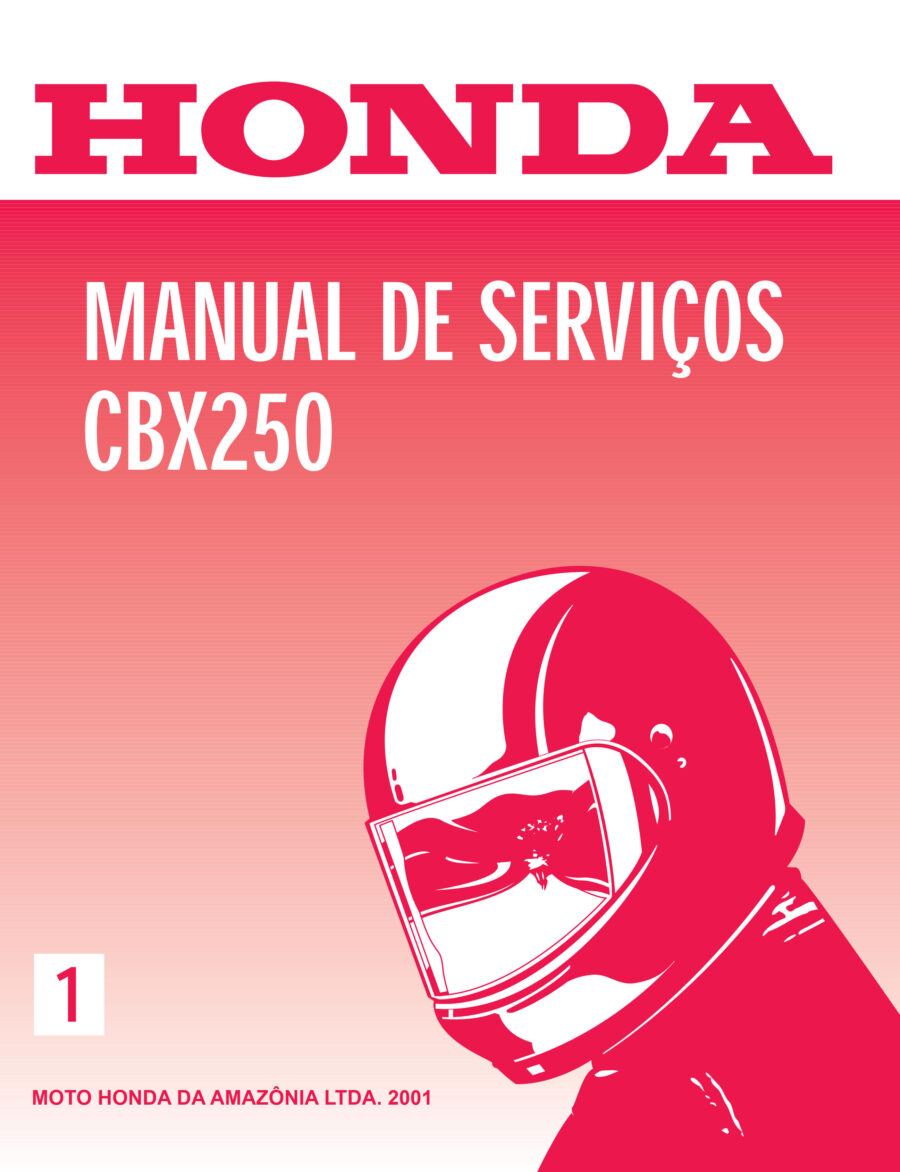 Manual De Serviços - Honda - CBX 250 Twister - 2001