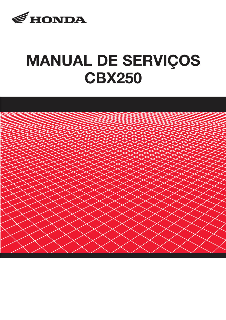 Manual De Serviços - Honda - CBX 250 Twister - 2006