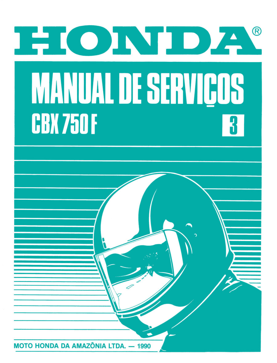 Manual De Serviços - Honda - CBX 750 F - 1987 - 1990