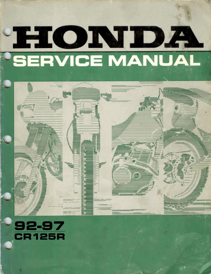 Manual De Serviços - Honda - CR 125 R - 1992 - 1997