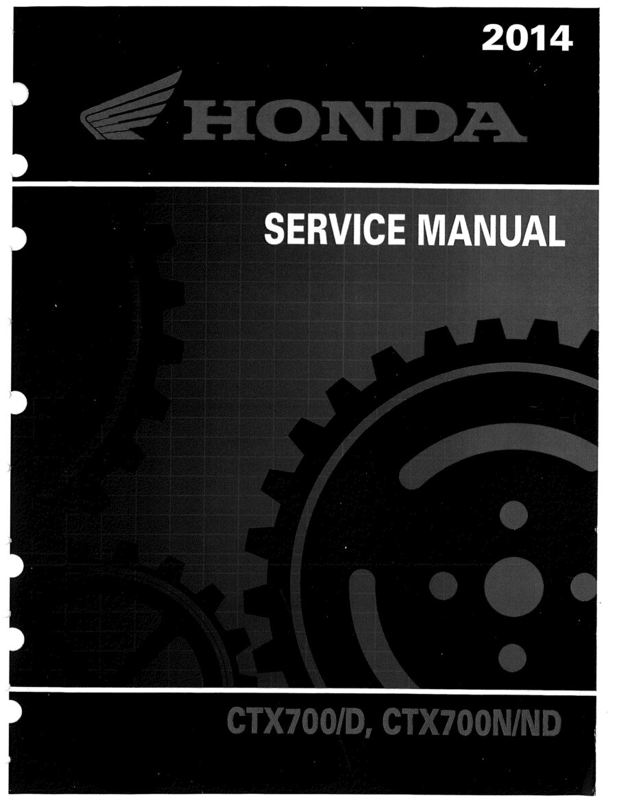 Manual De Serviços - Honda - CTX 700 - 2014 - 2015