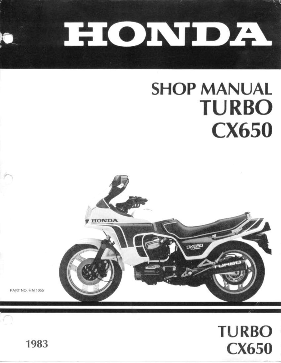 Manual De Serviços - Honda - CX 650 Turbo - 1983