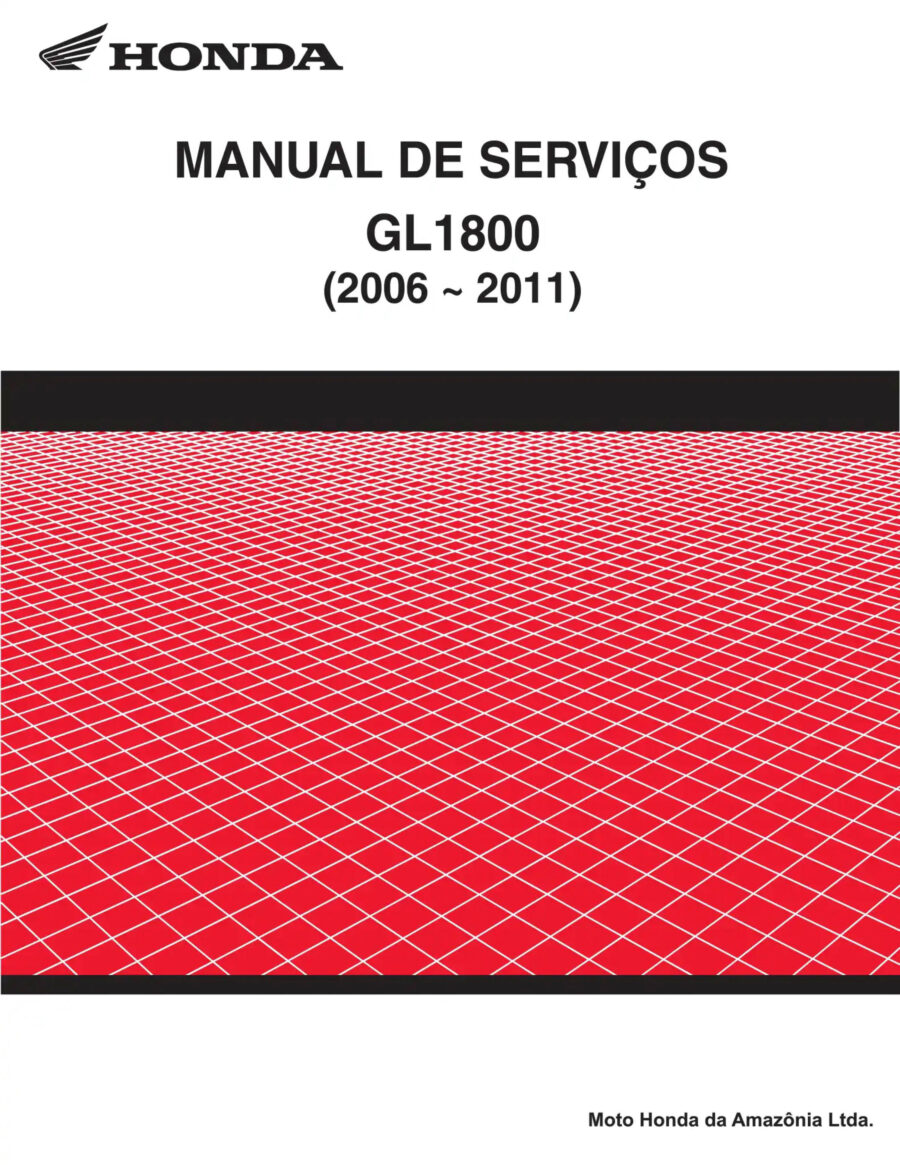 Manual De Serviços - Honda - GL 1800 GOLDWING - 2006 - 2011