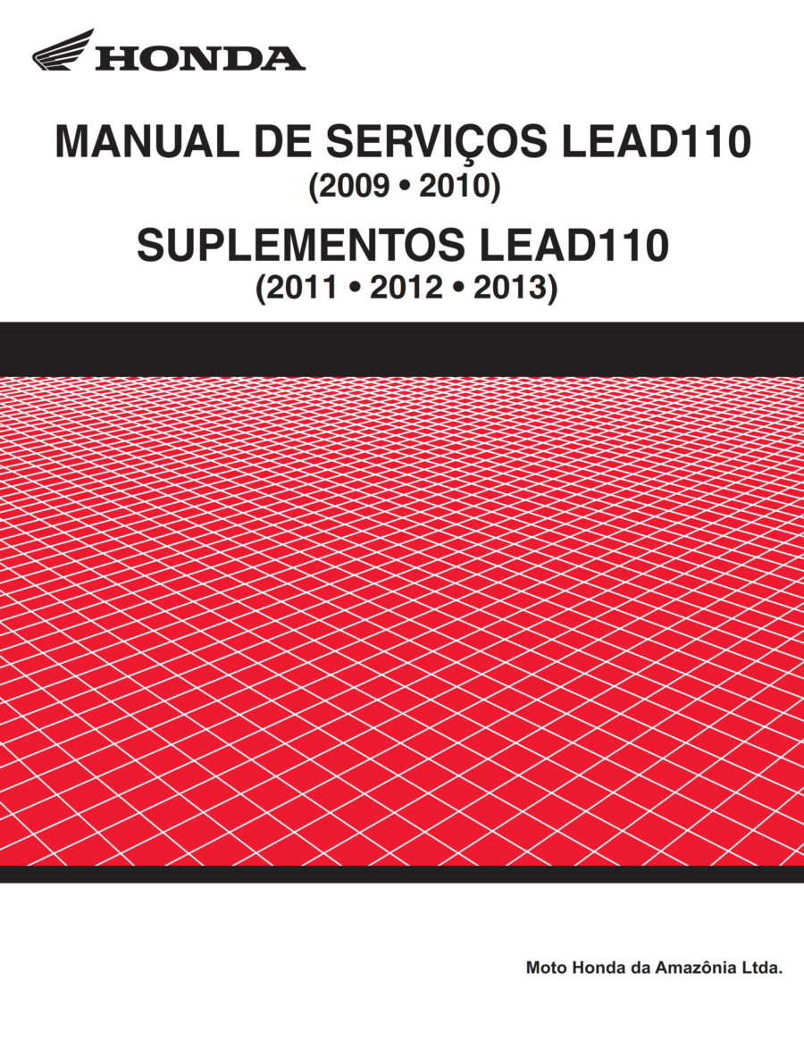 Manual De Serviços - Honda - LEAD 110 - 2009 - 2013