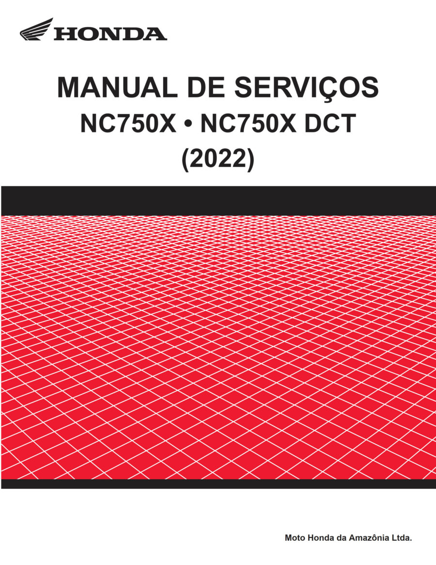 Manual De Serviços - Honda - NC 750X - X DCT - 2022