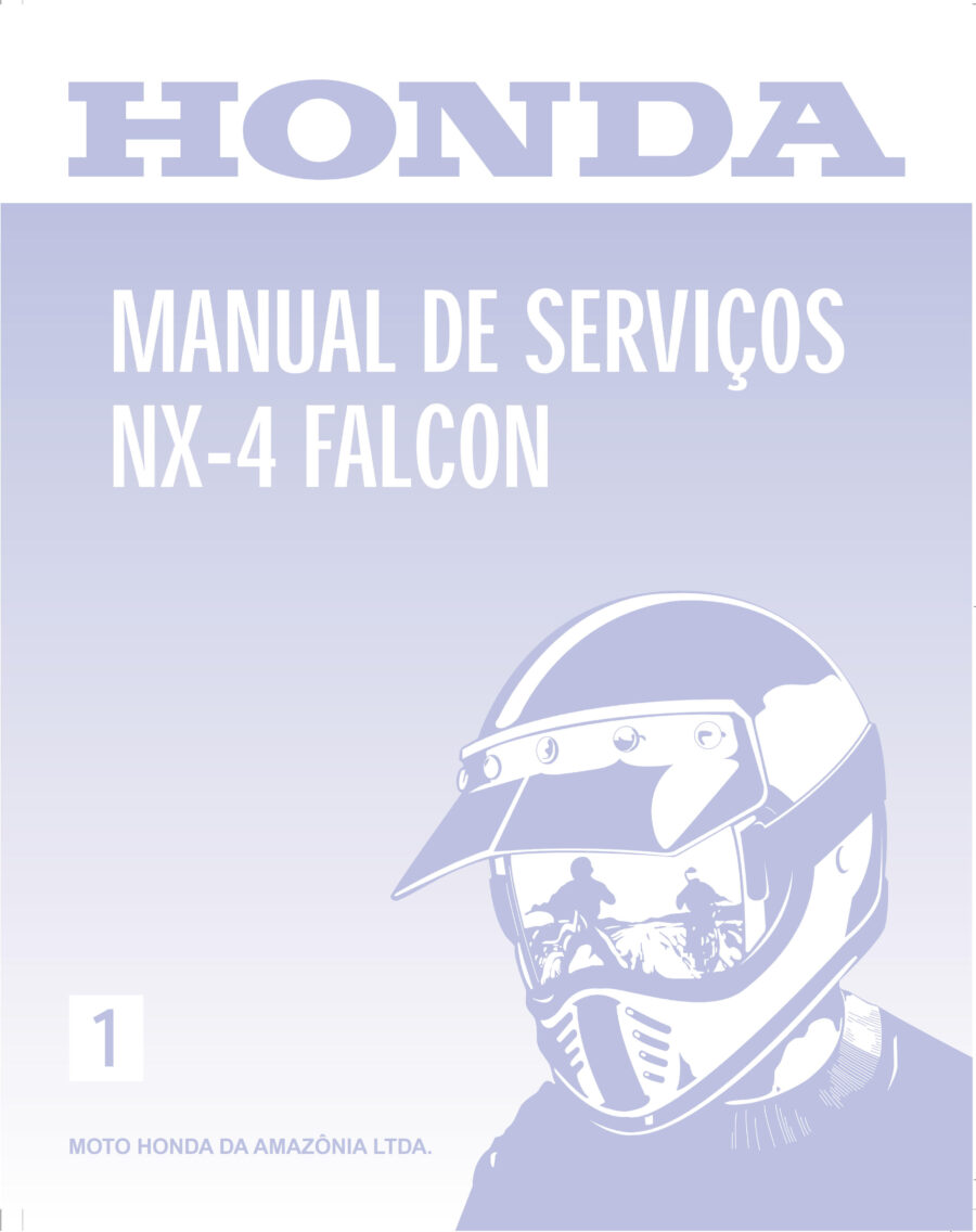 Manual De Serviços - Honda - NX 4 Falcon - 2008