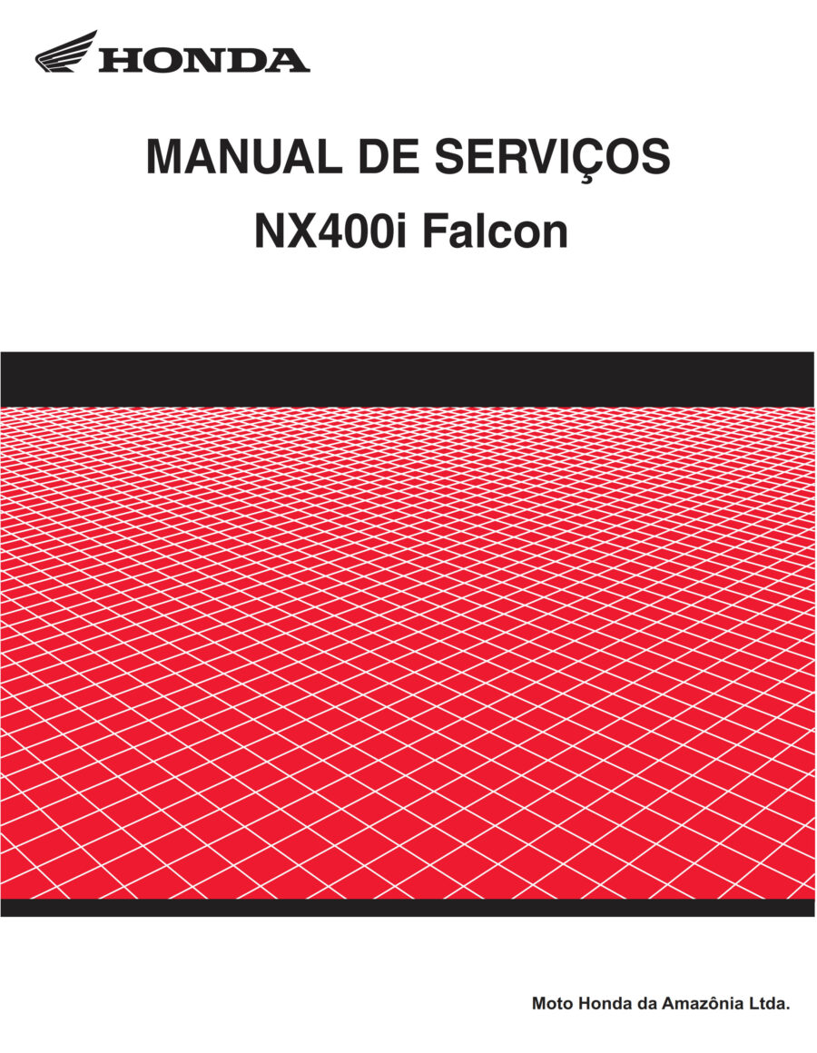 Manual De Serviços - Honda - NX 400i Falcon - 2012 - 2013