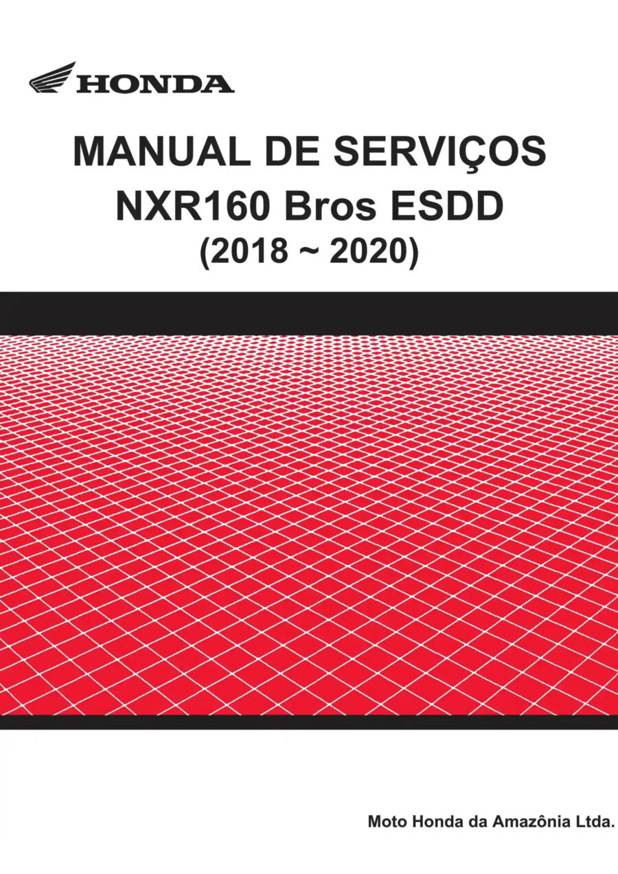 Manual De Serviços - Honda - NXR 160 Bros - ESD - ESDD - 2015 - 2020