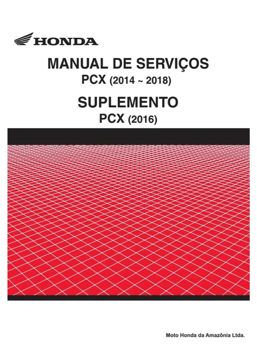 Manual De Serviços - Honda - PCX 150 - 2014 - 2018