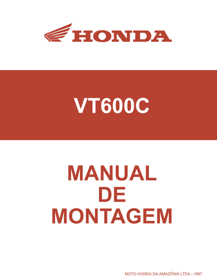 Manual De Serviços - Honda - SHADOW 600C - 1997 - 2005