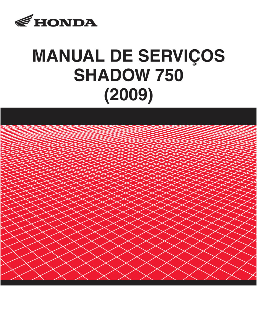 Manual De Serviços - Honda - SHADOW 750 - 2009