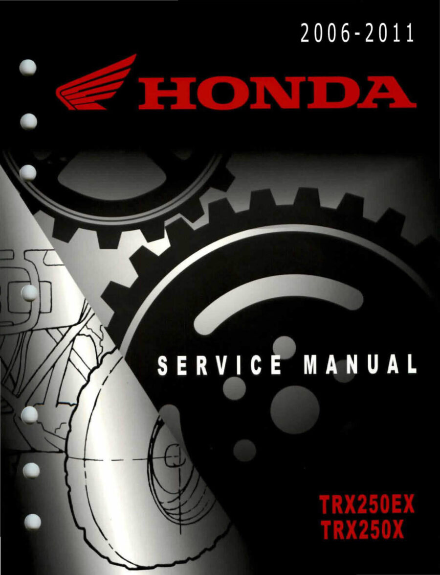 Manual De Serviços - Honda - TRX 250 X - EX - 2006 - 2011