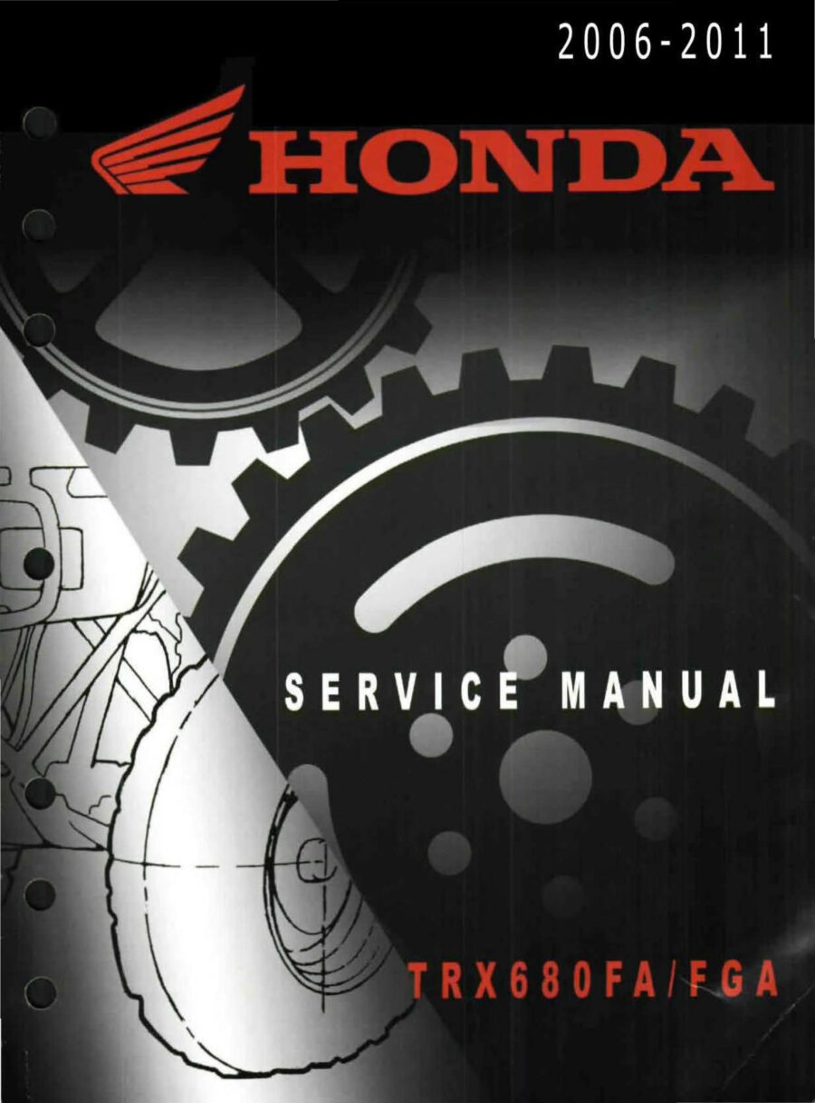 Manual De Serviços - Honda - TRX 680 FA- FGA - 2006 - 2011