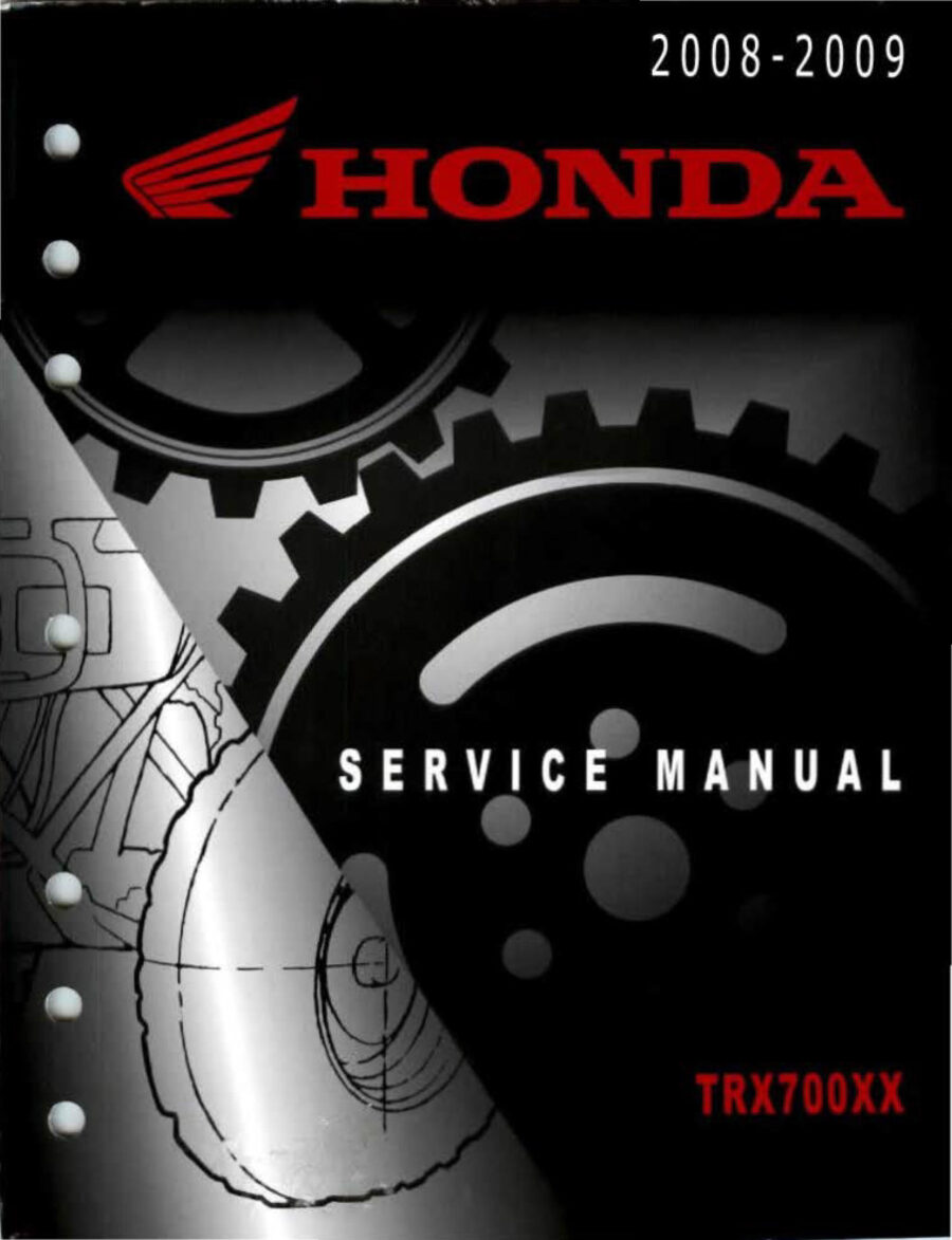 Manual De Serviços - Honda - TRX 700 XX - 2008 - 2009