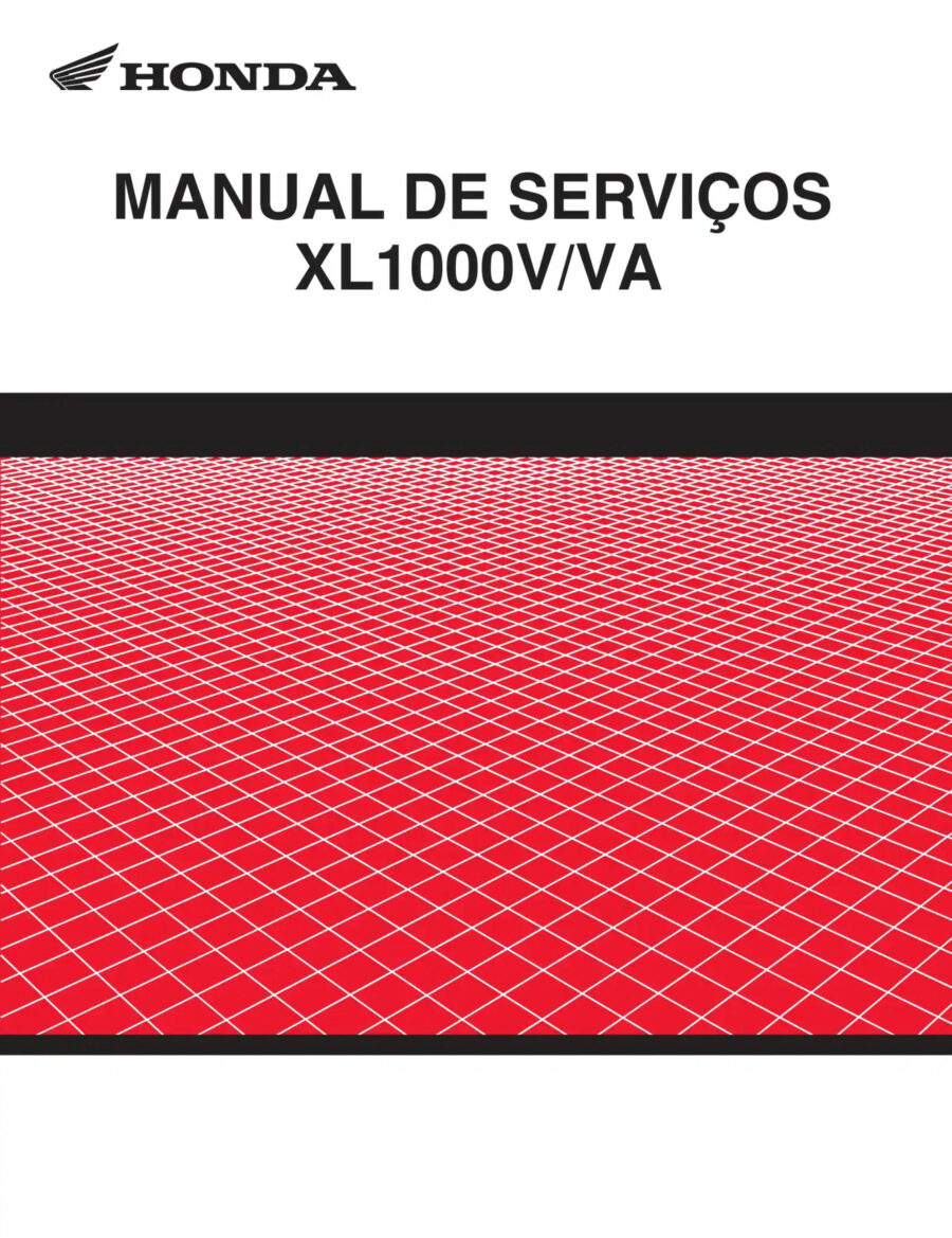 Manual De Serviços - Honda - XL 1000 V - VA - 2007 - 2009