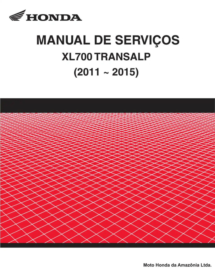 Manual De Serviços - Honda - XL 700 TRANSALP - 2011 - 2015