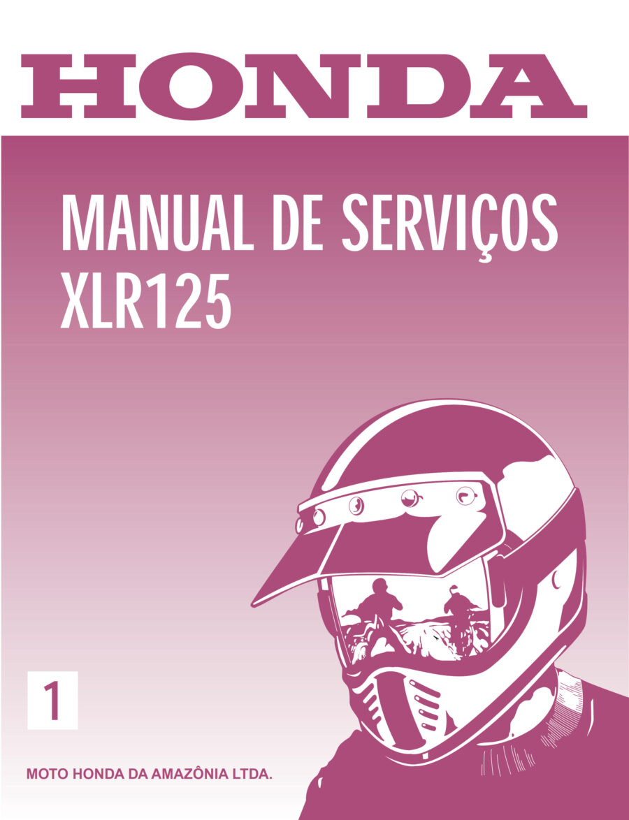 Manual De Serviços - Honda - XLR 125 - XLR 125 ES - 2000