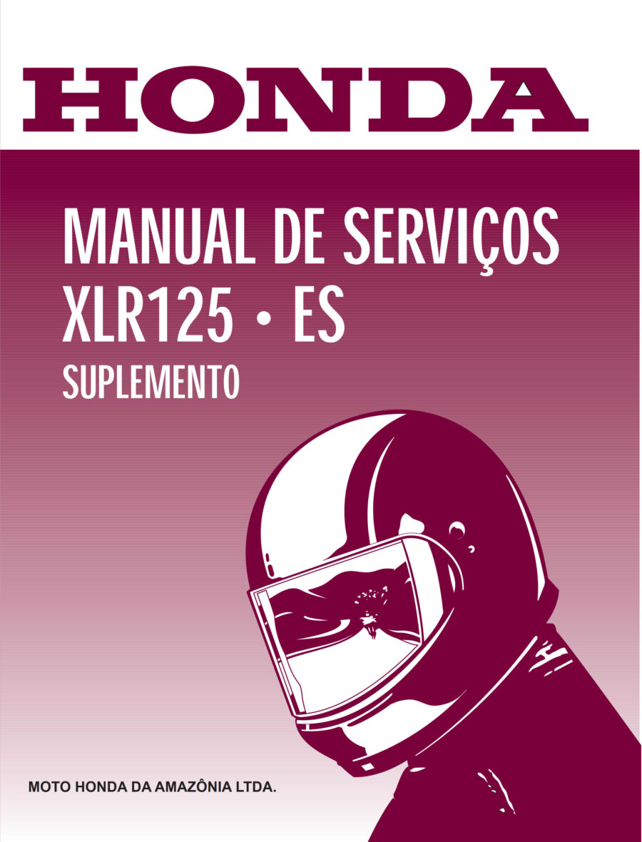 Manual De Serviços - Honda - XLR 125 - XLR 125 ES - 2000