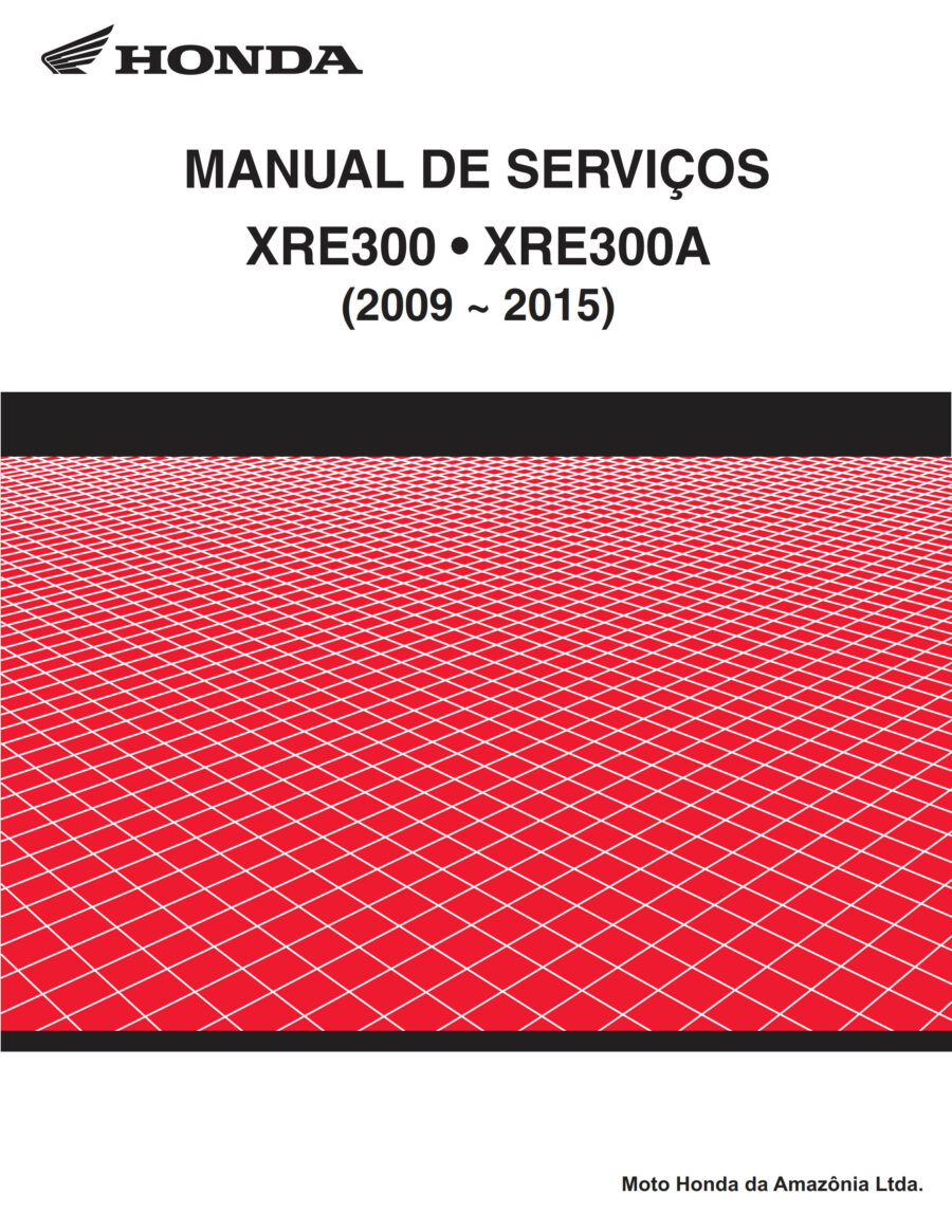 Manual De Serviços - Honda - XRE 300 - 2009 - 2015