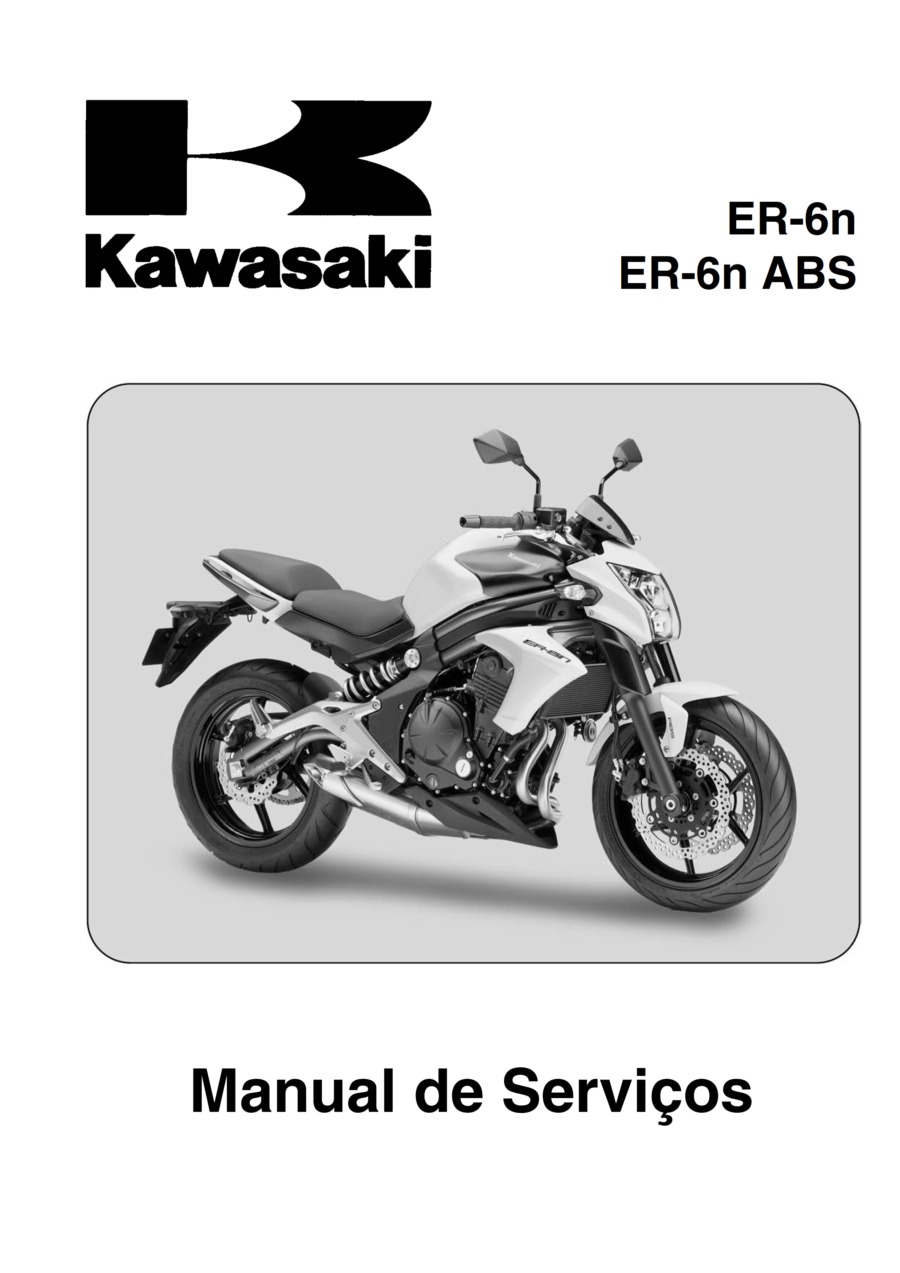 Manual De Serviços - Kawasaki - ER-6n - ER-6n ABS - 2012