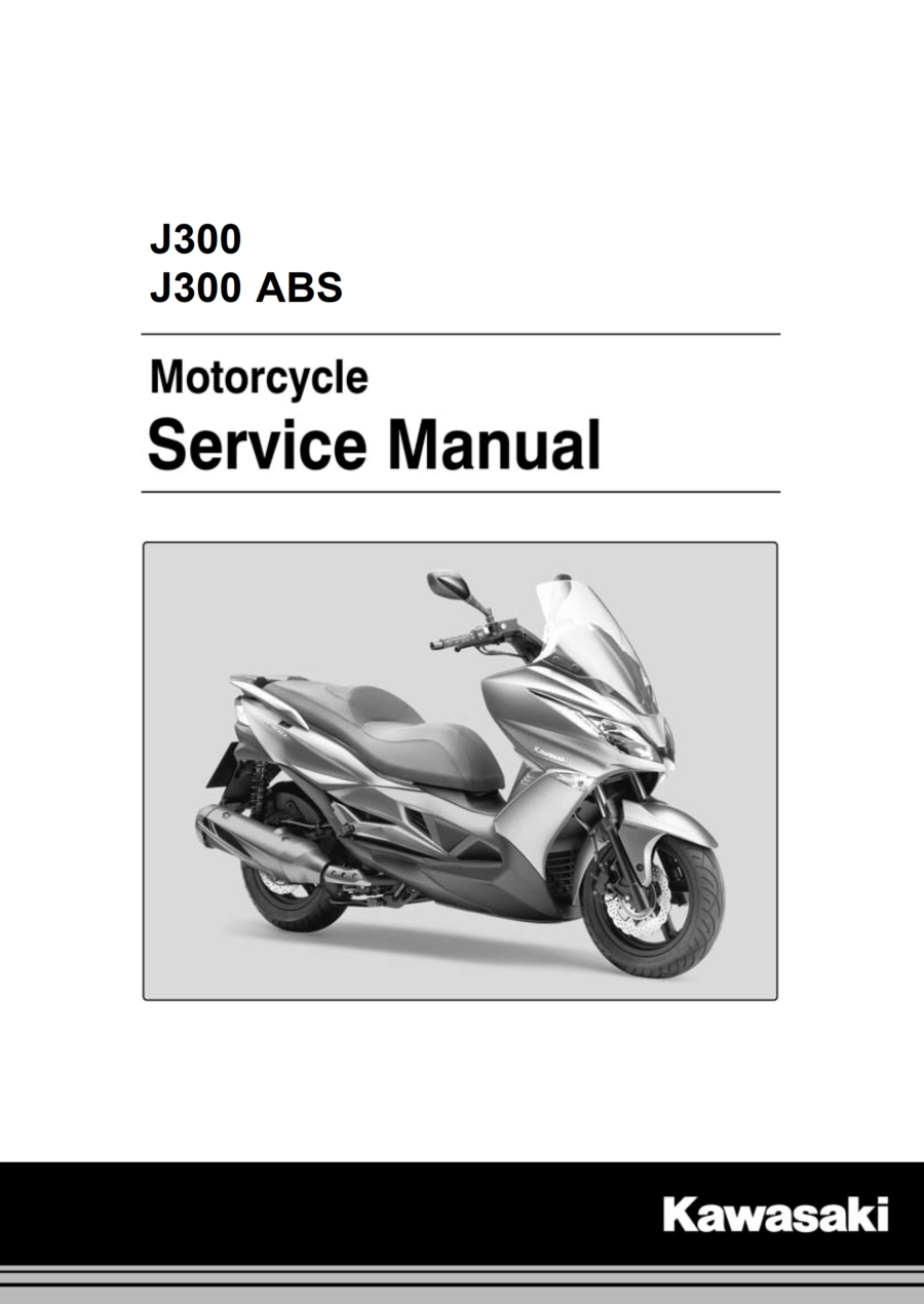 Manual De Serviços - Kawasaki - J 300 - J 300 ABS - 2014 - 2015