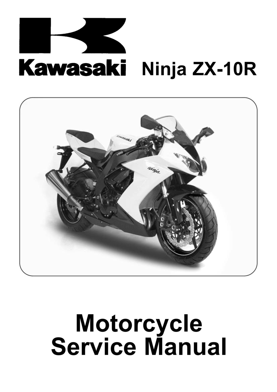 Manual De Serviços - Kawasaki - Ninja ZX-10R - 2008