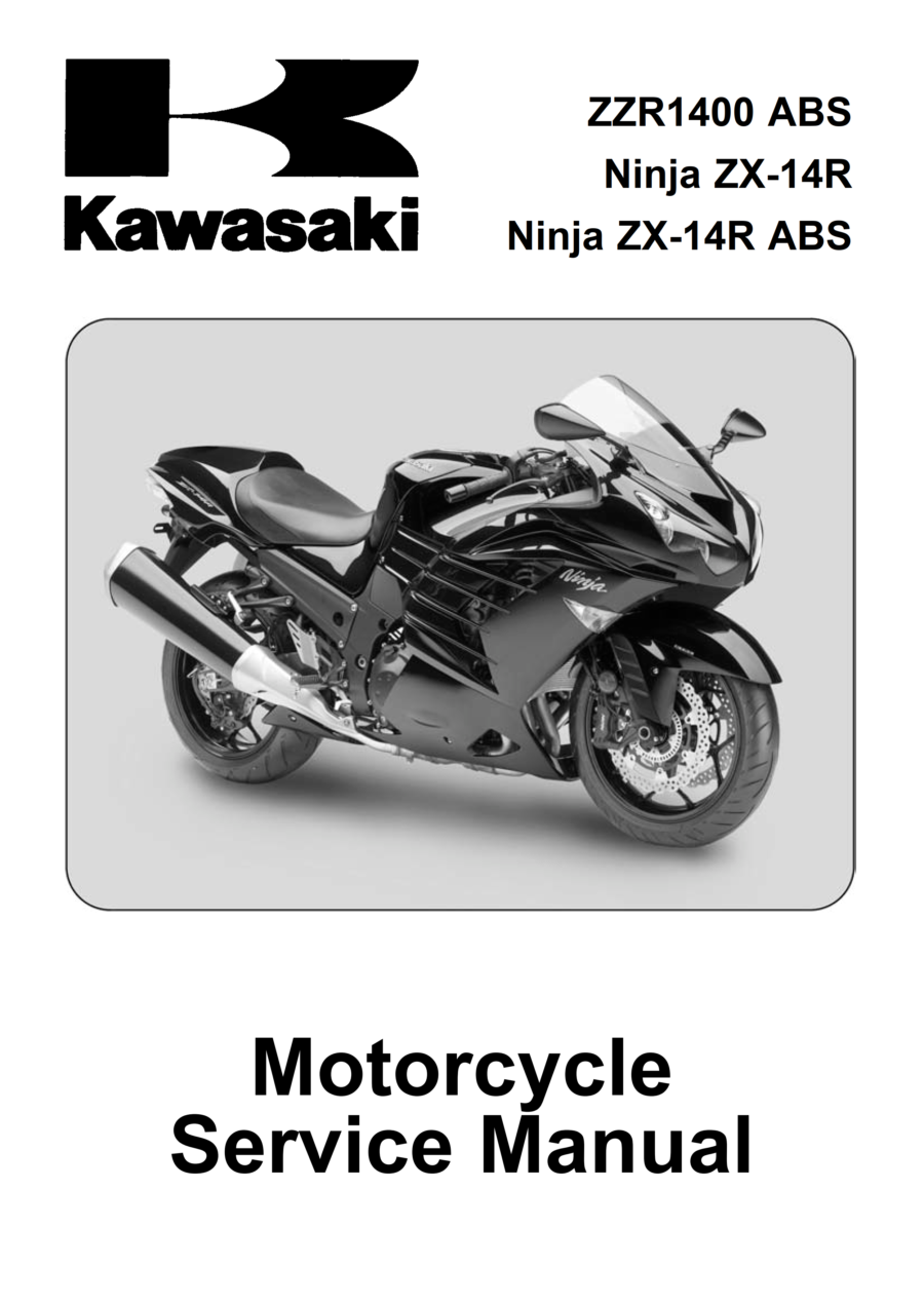 Manual De Serviços - Kawasaki - Ninja ZX-14R - Ninja ZX-14R ABS - ZZR 1400 ABS - 2012