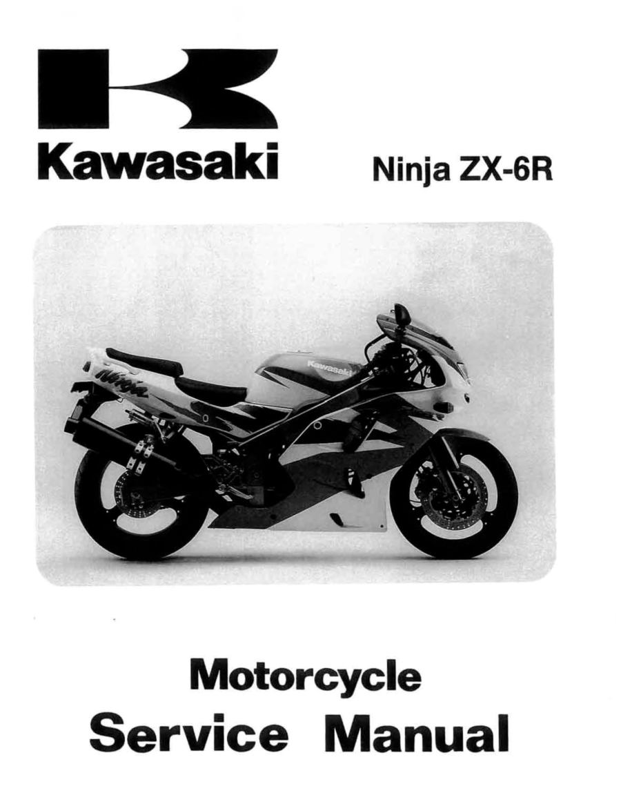 Manual De Serviços - Kawasaki - Ninja ZX-6R - ZX 600 - 1995 - 1997