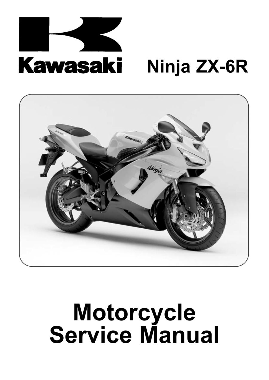 Manual De Serviços - Kawasaki - Ninja ZX-6R - ZX 636 - 2005 - 2006