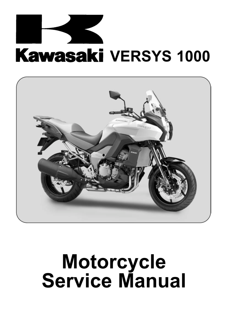 Manual De Serviços - Kawasaki - Versys 1000 - 2012