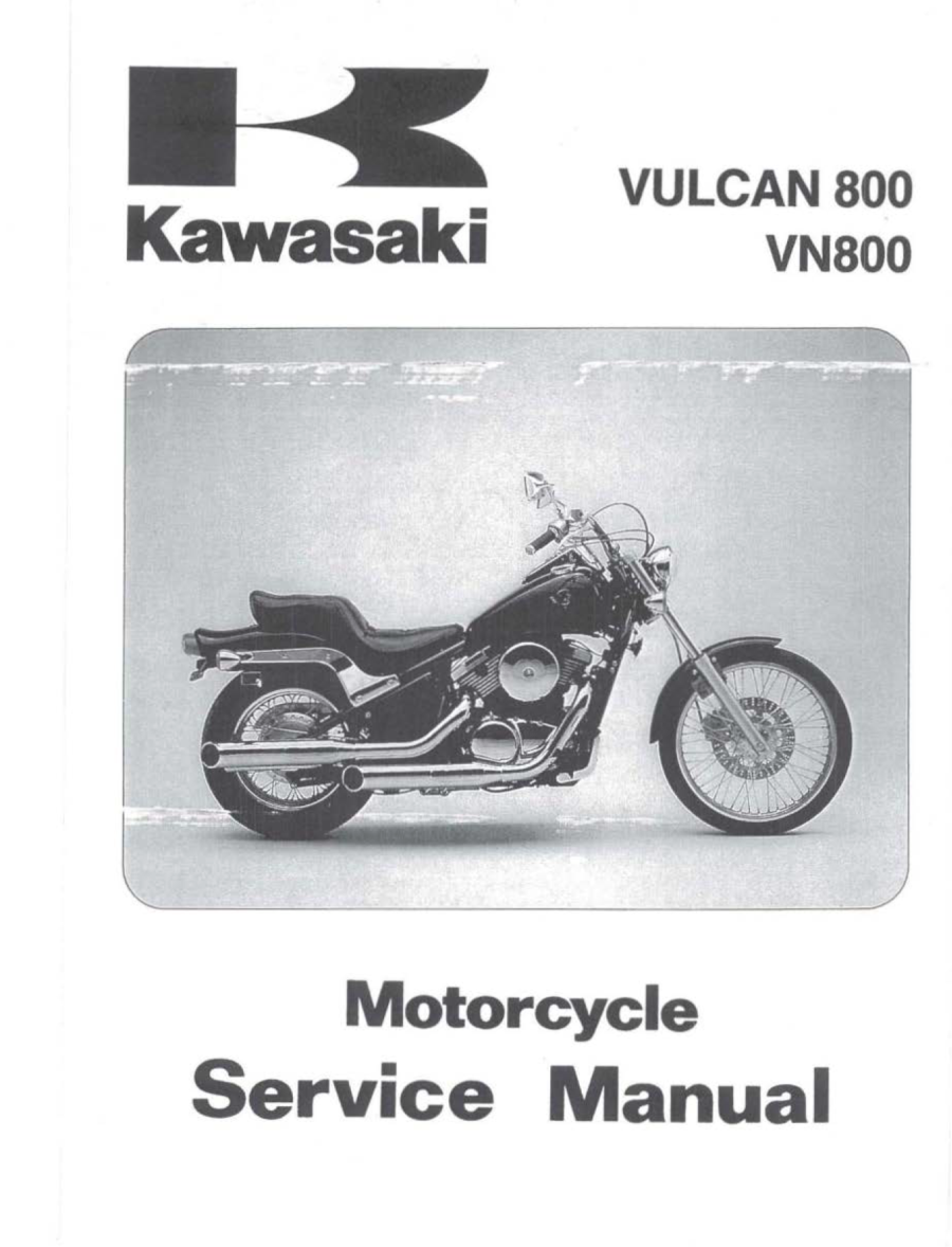 Manual De Serviços - Kawasaki - Vulcan 800 - VN 800 - 1996 - 2002