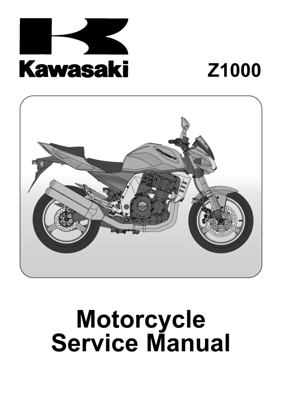 Manual De Serviços - Kawasaki - Z1000 - 2003 - 2006