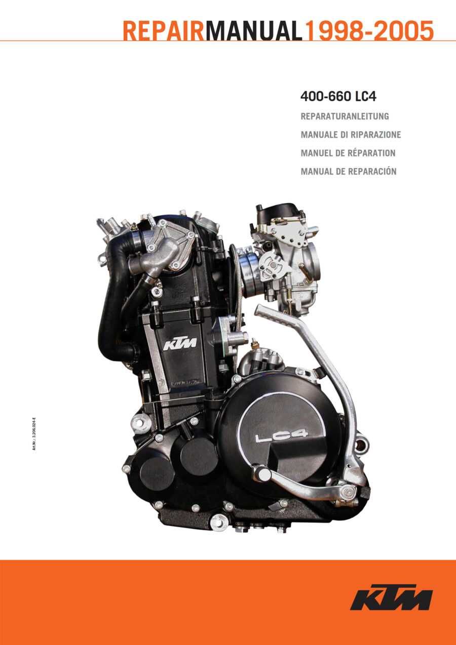 Manual De Serviços - Ktm - 400 - 660 LC4 - 1998 - 2005