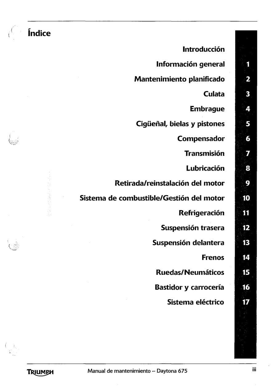 Manual De Serviços - Triumph - Daytona 675 - 2005 - 2008