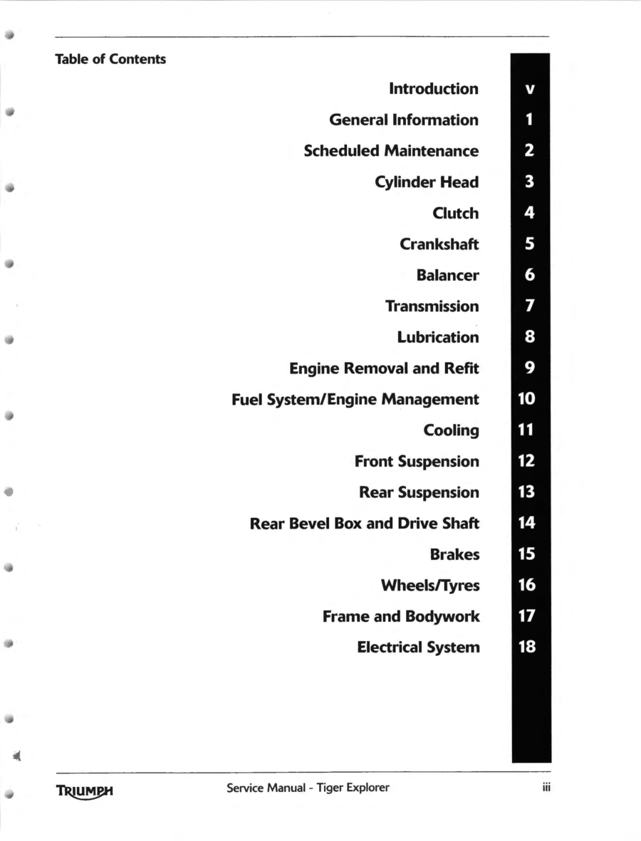 Manual De Serviços - Triumph - Tiger 1200 Explorer - 2012 - 2015