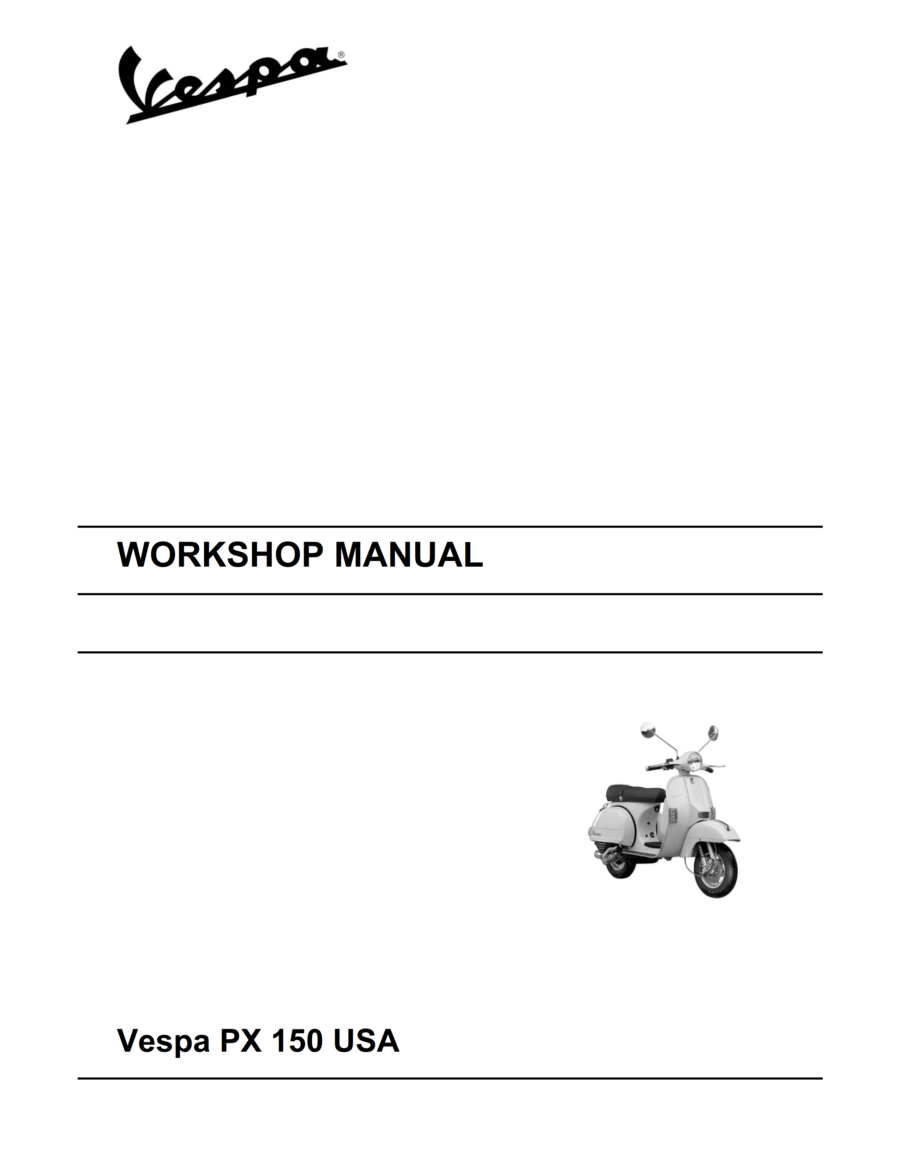 Manual De Serviços - Vespa - PX 150 USA - 2007