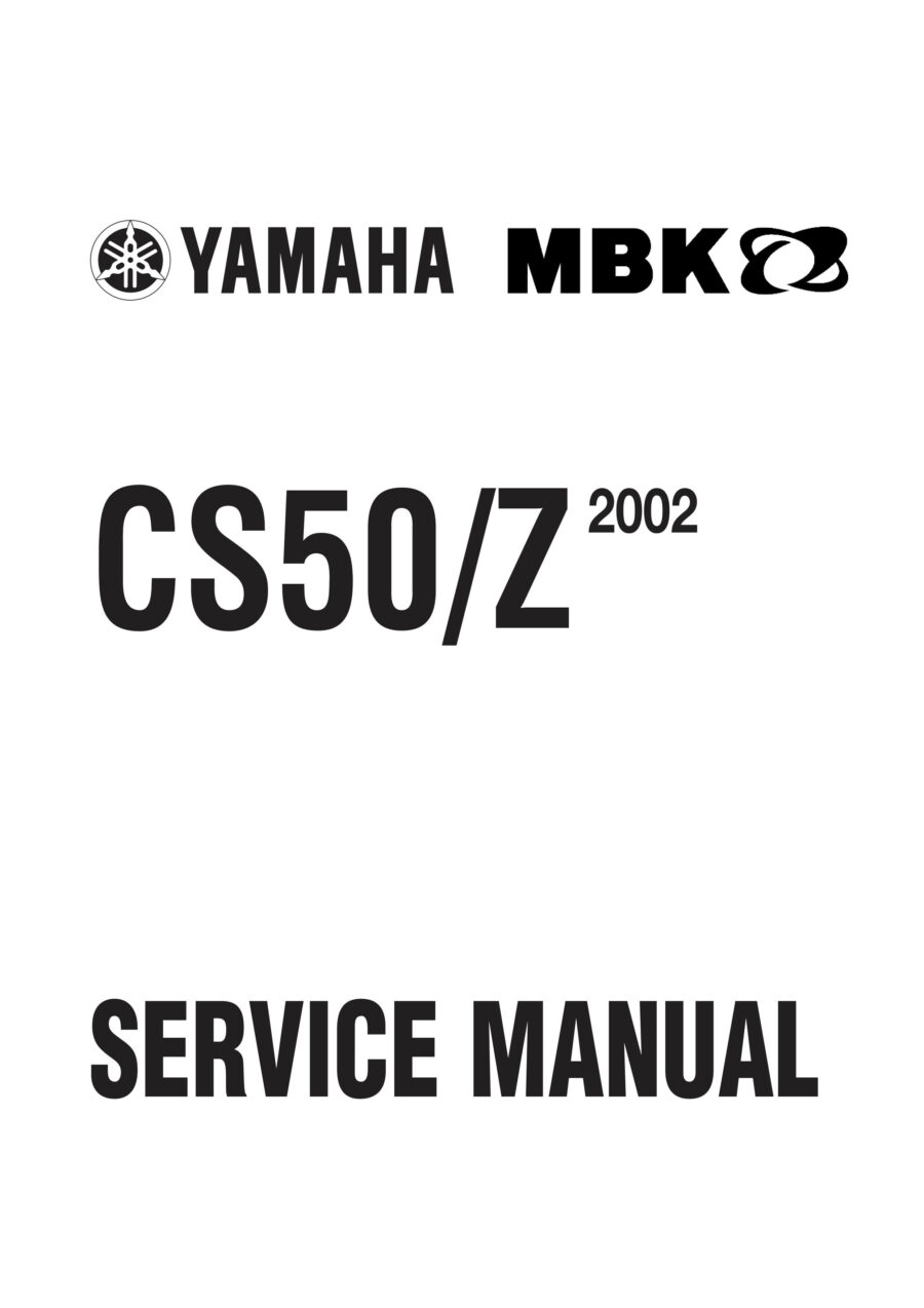 Manual De Serviços - Yamaha - CS 50 Z - 2002