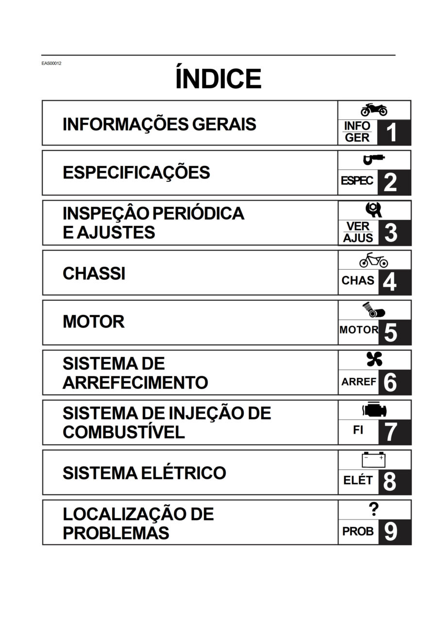 Manual De Serviços - Yamaha - FZ6-S - 2004 - 2005