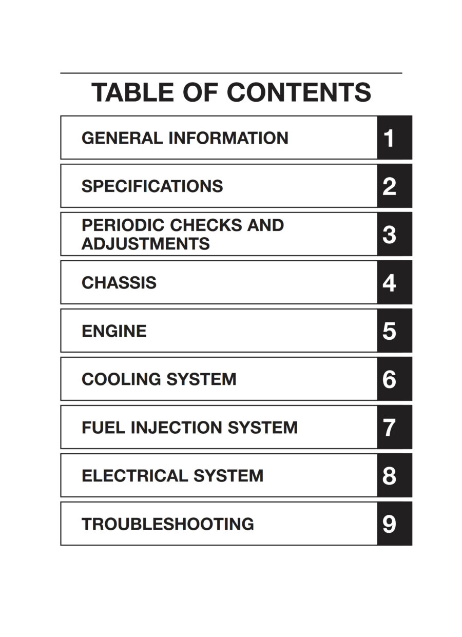 Manual De Serviços - Yamaha - MT-03 - 2006