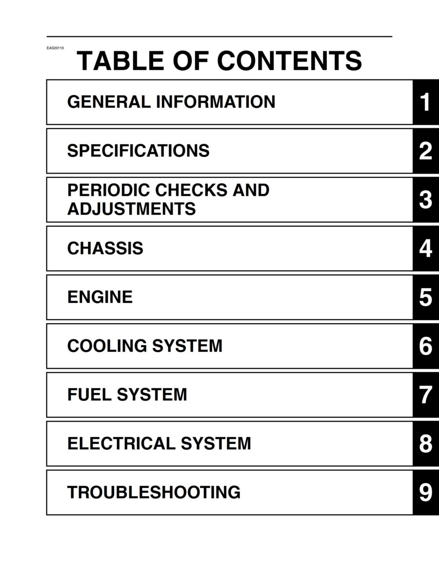 Manual De Serviços - Yamaha - MT-09 - FZ 09 - 2014