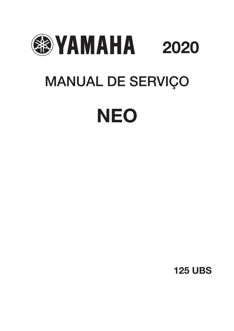 Manual De Serviços - Yamaha - NEO 125 UBS - 2020