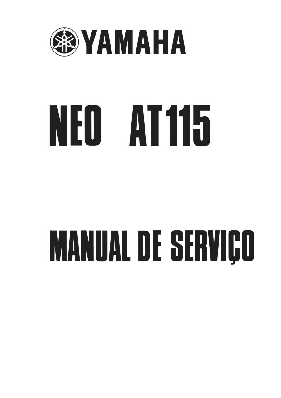 Manual De Serviços - Yamaha - NEO AT 115 - 2004 - 2008