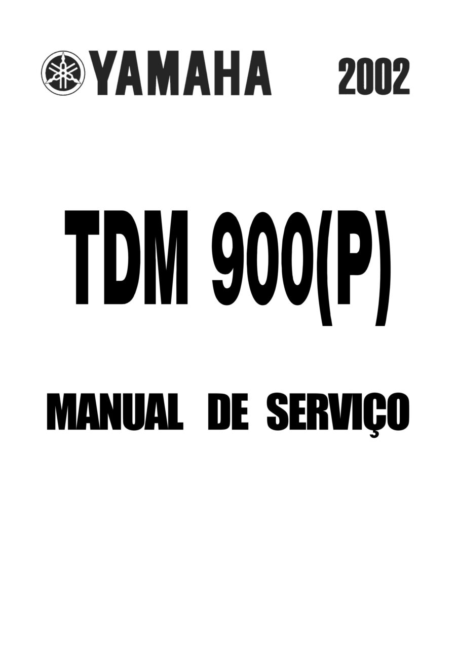 Manual De Serviços - Yamaha - TDM 900 - 2002 - 2004