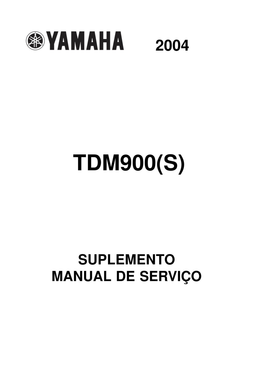 Manual De Serviços - Yamaha - TDM 900 - 2002 - 2004