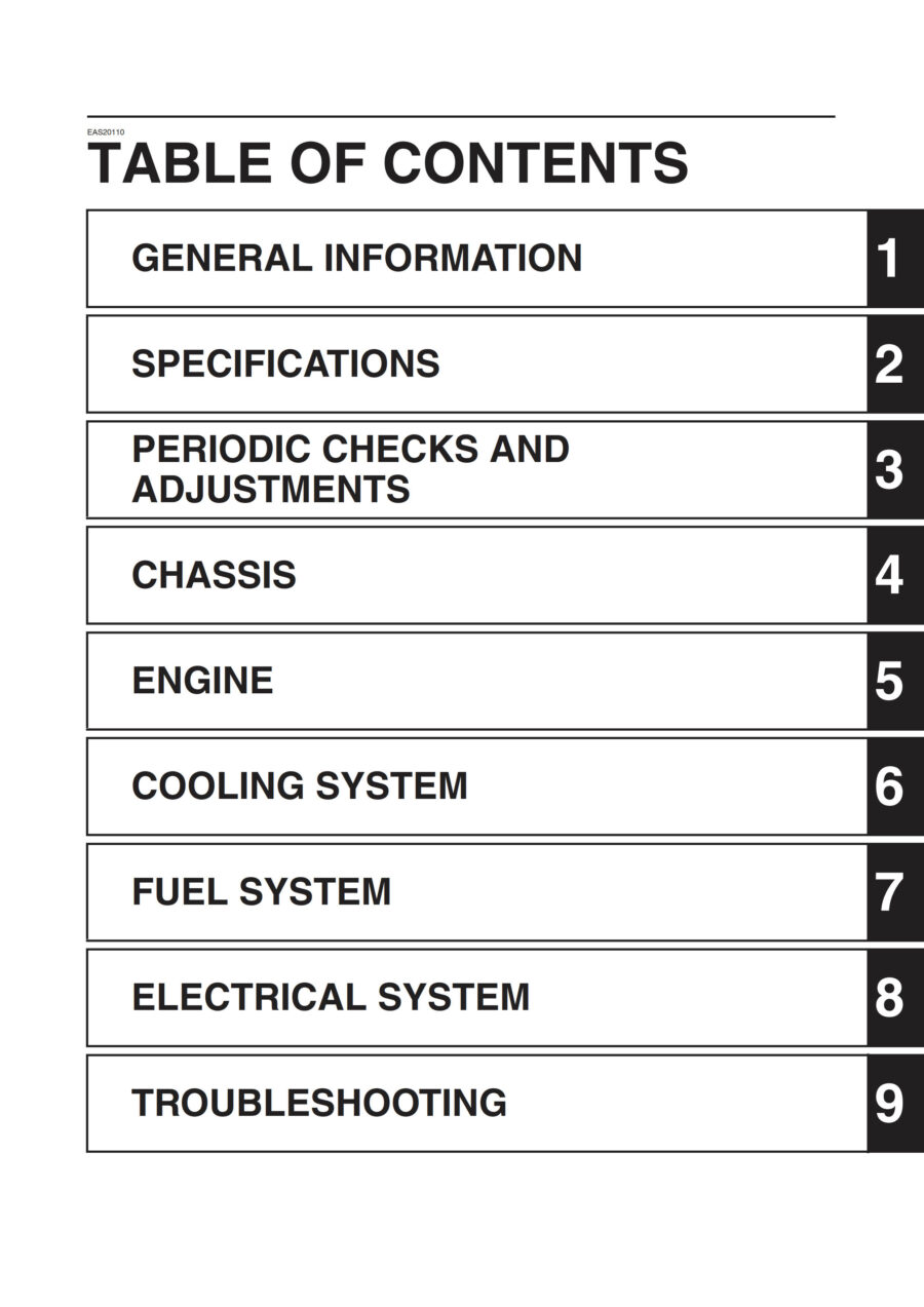 Manual De Serviços - Yamaha - XJ6 S(Y) - XJ6 SA - DIVERSION - 2009