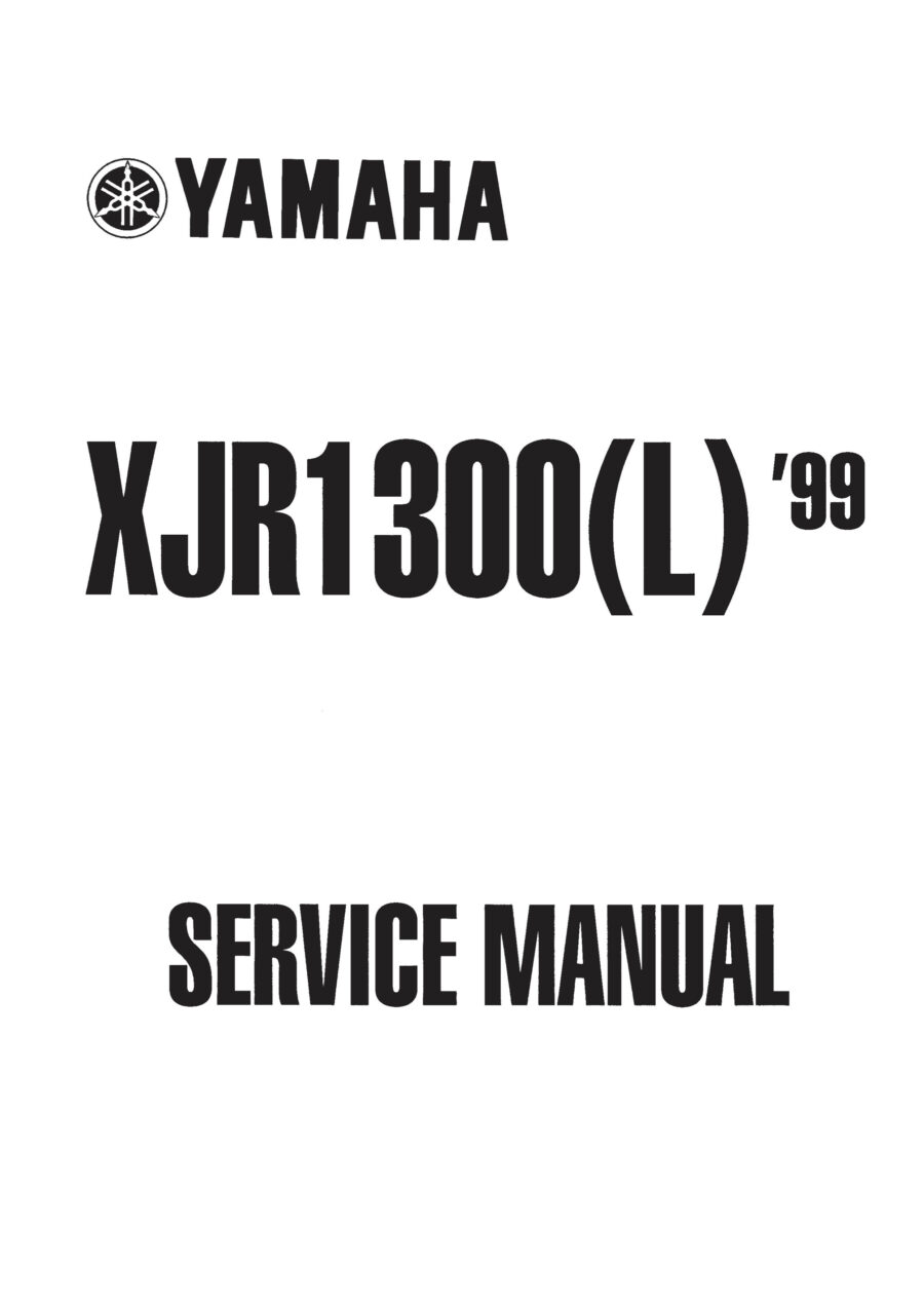 Manual De Serviços - Yamaha - XJR 1300 - 1999 - 2002