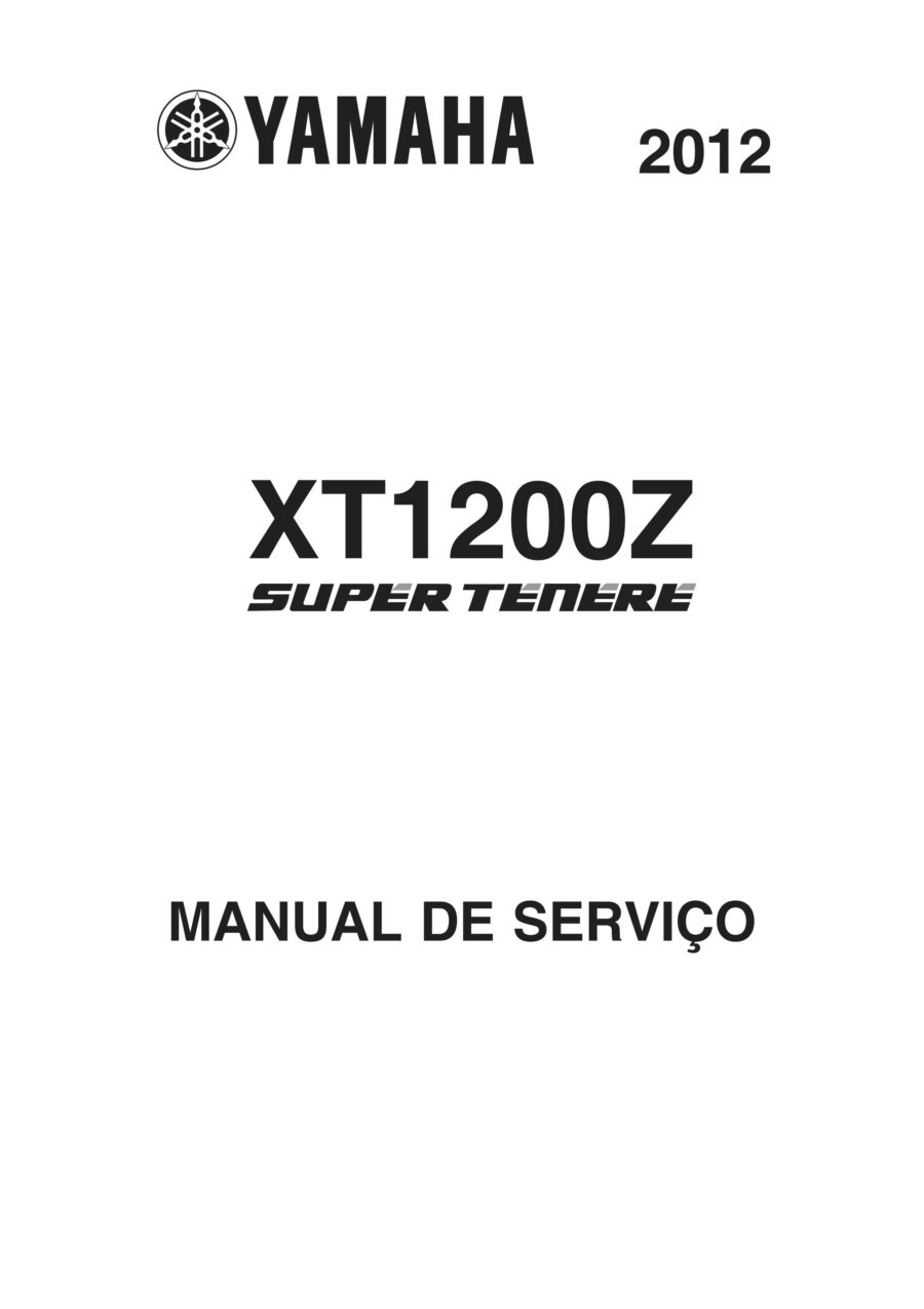 Manual De Serviços - Yamaha - XT 1200 Z - Super Ténéré - 2012