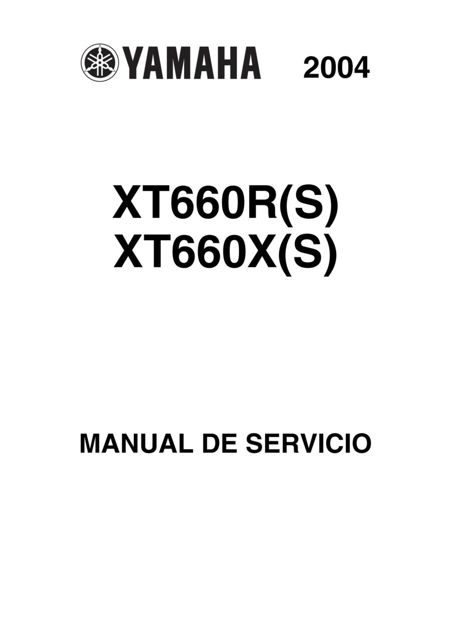 Manual De Serviços - Yamaha - XT 660 R(S) - XT 660 X(S) - 2004